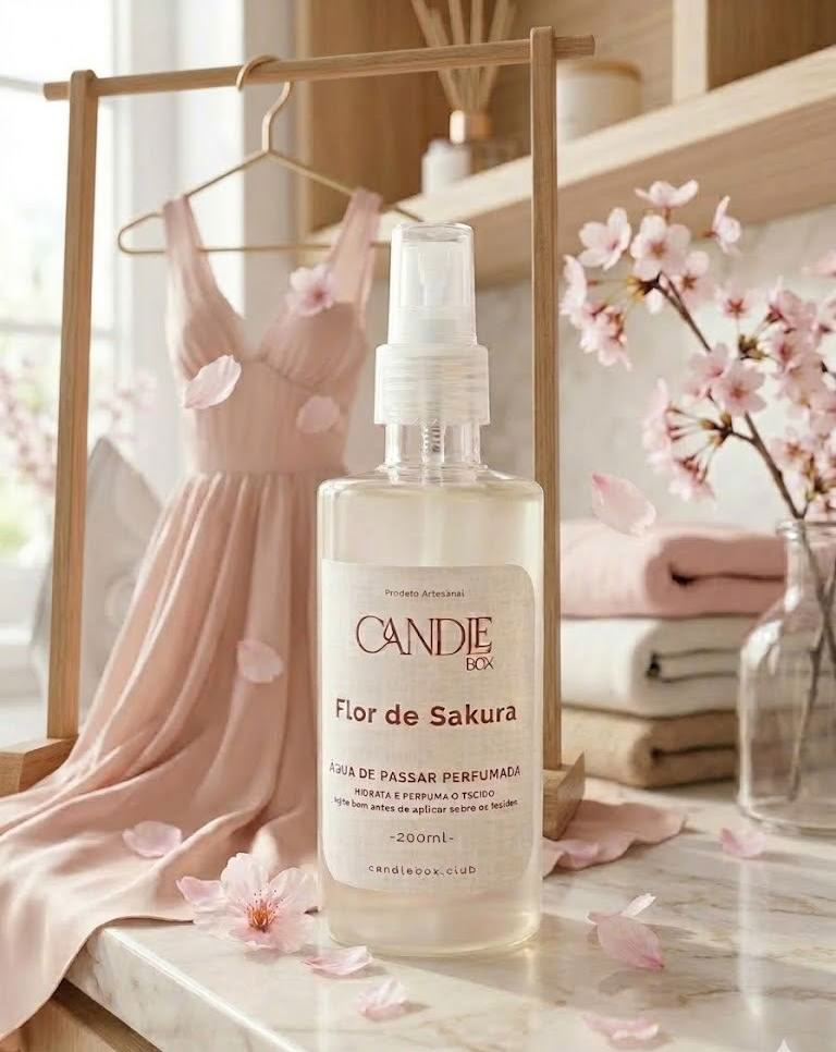 Água de Passar Perfumada – Flor de Sakura