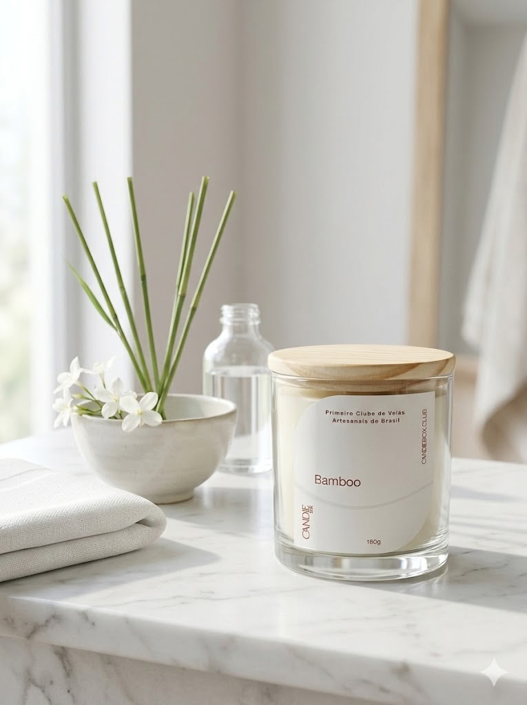 Bamboo - Vela Aromática Coleção Clássica 180g
