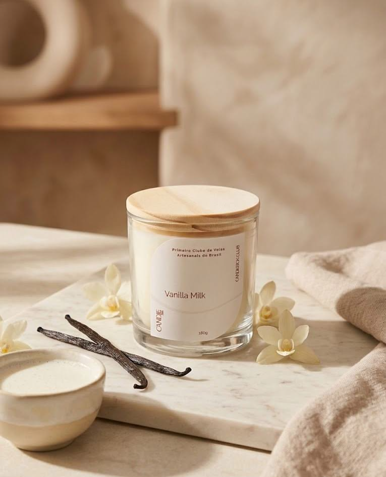 Vanilla Milk - Vela Aromática Coleção Clássica 180g