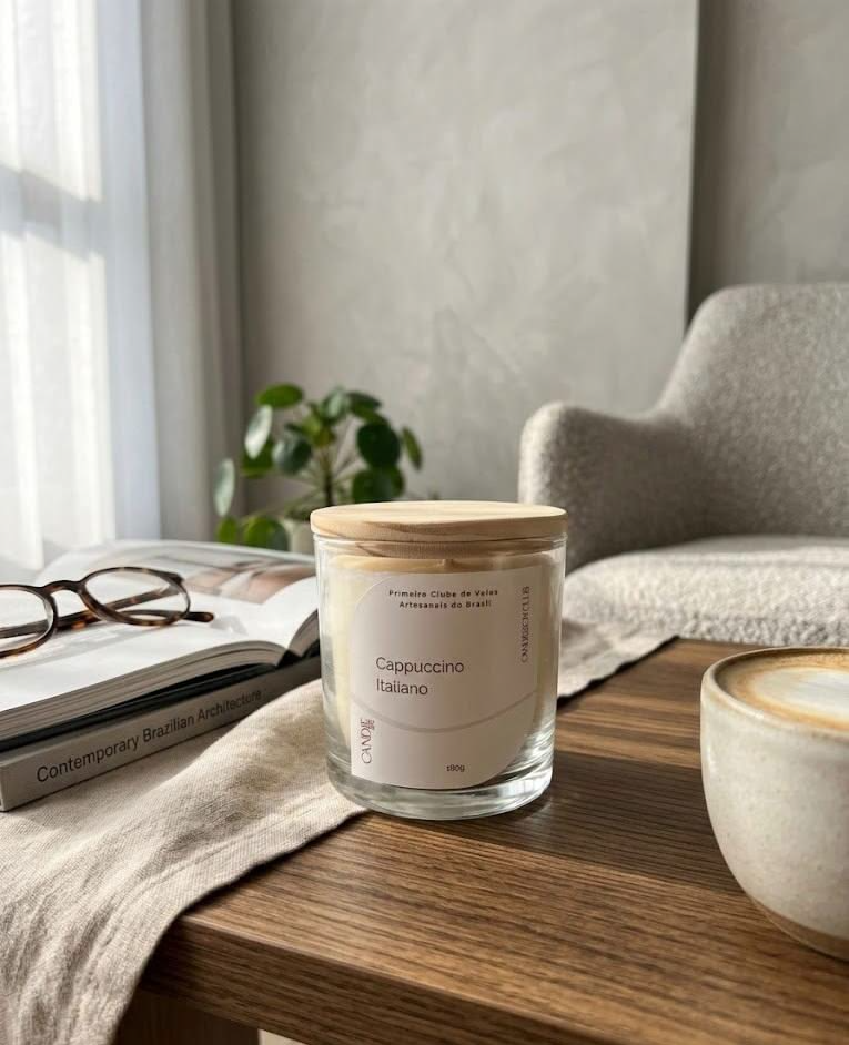 Cappuccino Italiano - Vela Aromática Coleção Clássica 180g