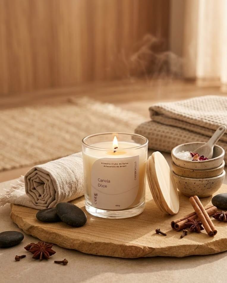 Canela Doce - Vela Aromática Coleção Clássica 180g