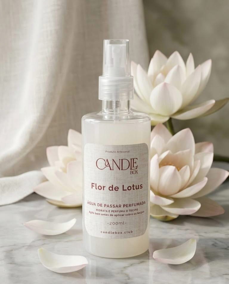 Água de Passar Perfumada – Flor de Lótus